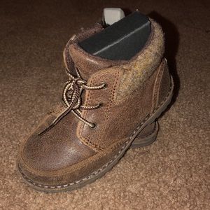Toddler Boys Brown Orin Wool UGG Boots